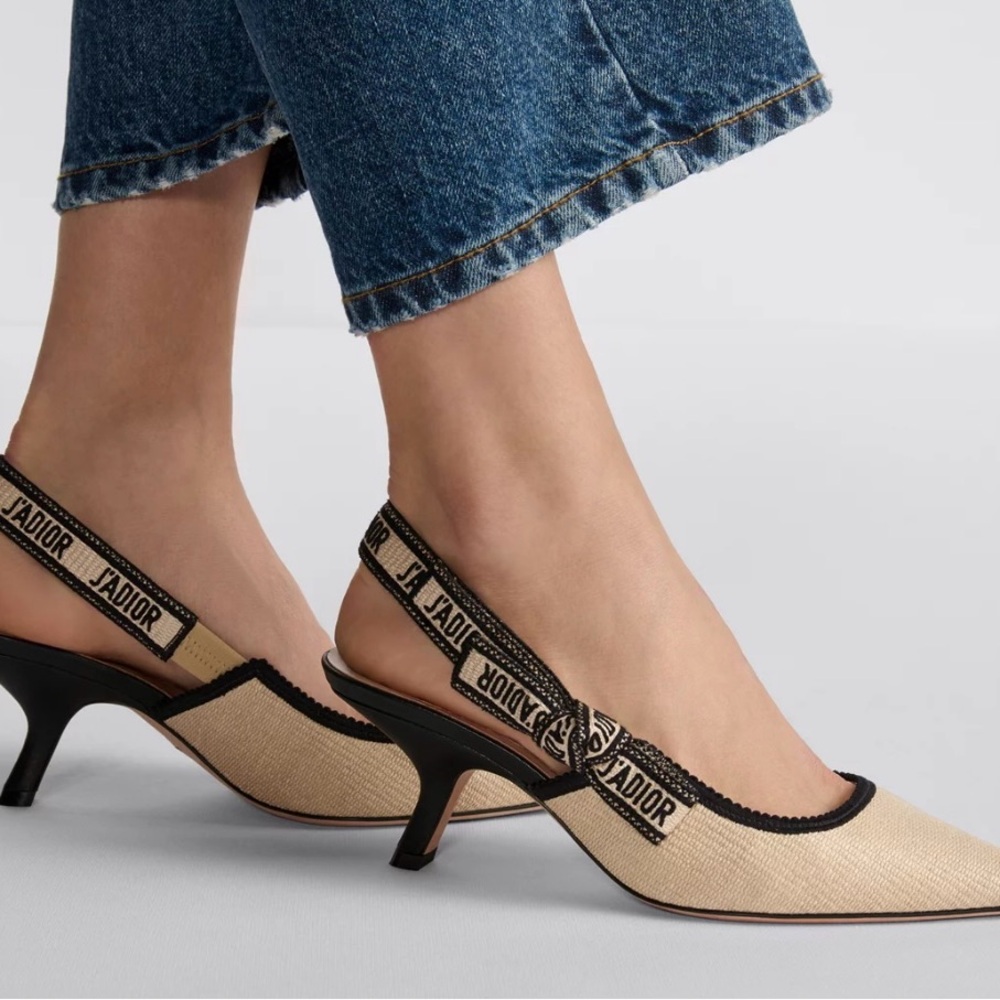 Newly released and sold out, Limited edition fall 24 Dior slingback pumps